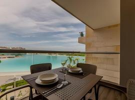 Espectacular vista a laguna de Kristal / 1 alcoba，位于Los Arrayanes的酒店