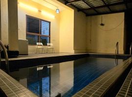 Parvati Stay 1BHK Pool Garden & Arunachala View，位于蒂鲁瓦纳马莱的酒店
