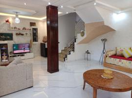 Bungalow à louer à Harhoura Vue mer, jardin privé, 3 min de la plage