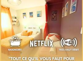 Coin Zen Sulnacoise, Linge, Petit-déj, Piscine，位于Sulniac的酒店