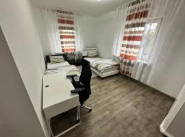 Double room and shared bathroom