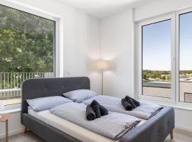 LIVINGBOXX Karlsruhe - Messe I neuwertige Apartments mit Küche，位于赖因斯特滕的酒店