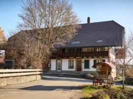 Uelis-Stoeckli Gästezimmer mit Billard und Lamatrekking，位于Meikirch的酒店