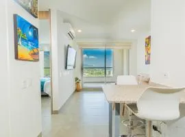 New luxury oceanfront apartment in the Colombian Caribbean, Floor 21 Santa Marta