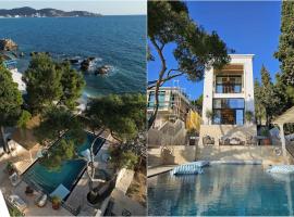 High-End Villa with Private Beach Access，位于Brca的酒店