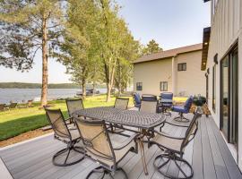 Lake Wapogasset Home with Dock 7 Mi to Amery