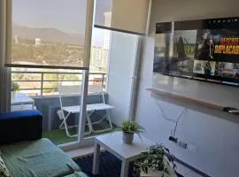 Lindo y cómodo departamento en el centro de la ciudad-aire acondicionado-parking