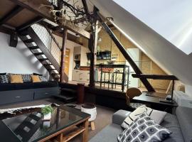 Apartment in a beautiful garden，位于帕尔杜比采的酒店