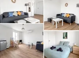 Pépites rares en bord d'Allier, découvrez trois T1 rénovés, proches Vichy et Saint-Yorre, transports, thermes et toutes commodités