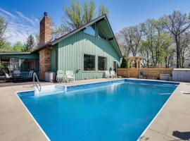 Love Lake Retreat with Hot Tub in New Richmond!