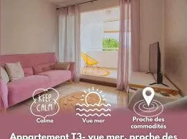 Bas de Ste marie, T3 rénové, tout confort, vue mer
