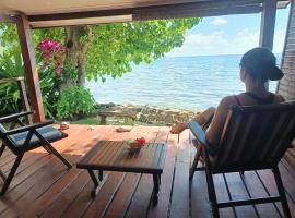 La PERLE de MOOREA Fare MOANA ITI Bord de lagon，位于Orufara的酒店