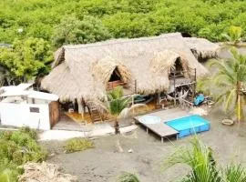 Coco y arena finca