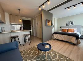 1707 Departamento con terraza vista al mar，位于维纳德马的酒店
