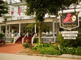 红狮旅馆，位于斯托克布里奇的酒店