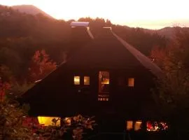 superbe chalet en montagne vue Lac Léman