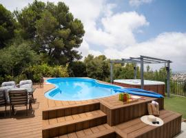 לה פטלונה - ווילה מהממת עם בריכה פרטית מחוממת ומקורה בכפר ורדים，位于Kefar Weradim的酒店