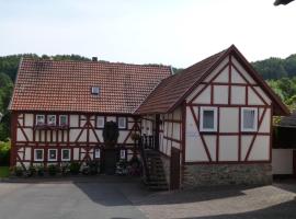 Ferienwohnung Menz - Alte Mühle，位于霍夫比伯的酒店