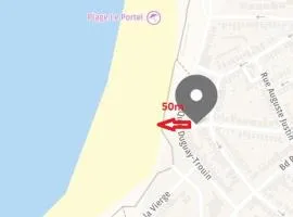 Chambre privée à 50 m de la plage- Parking privé, salle de bain et cuisine commune