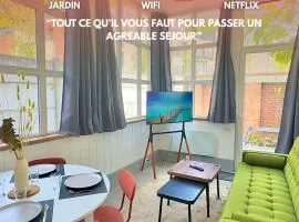 Petit cocon à Douai avec jardin et Netflix
