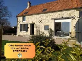Maison berrichonne authentique avec jardin, près du Domaine de George Sand et activités variées - FR-1-591-195