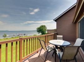 Mtn Views and Pool Access Lake Memphremagog Condo!