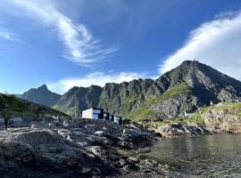 High end sea cabins at Å in Lofoten，位于莫斯克内斯的酒店