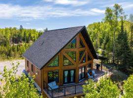 Spa - Absolute comfort - Chalet l'escapade Cordelia，位于Nominingue的酒店