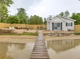 Private Beach and Dock Little Traverse Lake Cottage