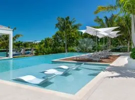 Modern villa with canal views and private dock