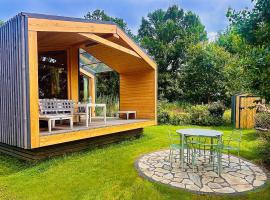 Tiny House im Grünen 101 - Terrasse, WLAN, Wiesenblick，位于布莱克德的酒店