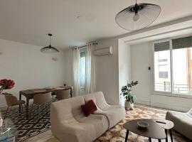 Grand T4 à 150m de la plage，位于利勒鲁斯的酒店