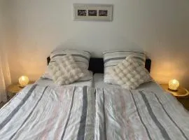 Gemütliches ganzes Apartment, selbst check in Küche Parkplatz Waschmaschine Kamin Terrasse Garten,eigene Dusche und WC