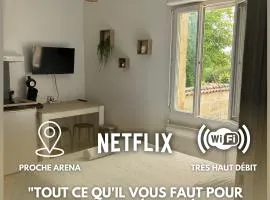 Lovely studio 600 m Arkéa Arena
