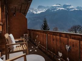 Hidden Retreats Snowpeak Boutique Apartments，位于Brienzwiler的酒店