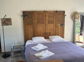 chambre d h&ocirc;tes les trois ch&acirc;teaux，位于Notre-Dame-de-Riez的带泳池的酒店