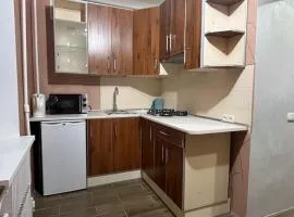 Apartment with a balcony Kholodnaya Gora metro station