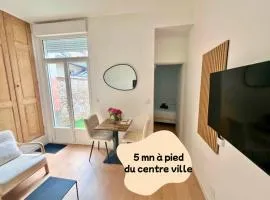 Appartement en rez de chaussée avec extérieur