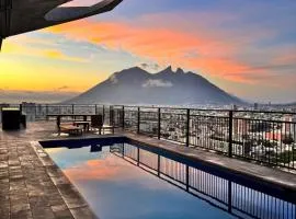 Céntrico departamento con vista espectacular