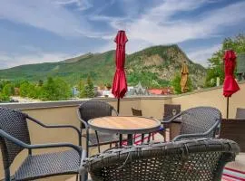 Patio w/ Peak 1 Mtn View: Main Street Frisco Condo