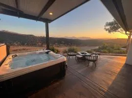 Winery Getaway with Spa and Amazing Hilltop View