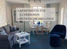Haus Krabbe Apartments, zentral gelegen zwischen Bremerhaven und Cuxhaven, Hunde kostenfrei willkommen, hauseigene kostenfreie Parkplätze, Unterstellmöglichkeit für Fahrräder und E-Bikes，位于弗雷门的酒店