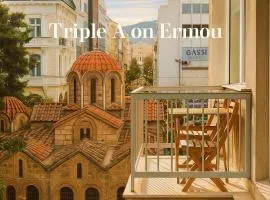 Triple A - Ermou Retreat Studios - Free Parking!