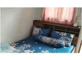 Economy double room with fan only and external bathroom facilities