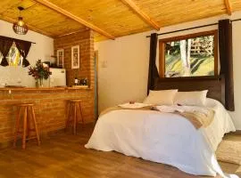 Chalé com lareira pertinho de Monte Verde