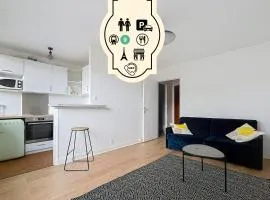 Le Vitry - Studio Terrasse & Parking privé