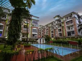 Skylight BnB F203 - 2BHK with pool near Candolim beach