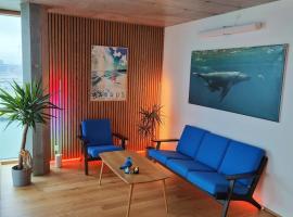 Luxury on 12th floor - breathtaking ocean view，位于奥胡斯的酒店
