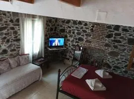 Traditional stone house in Mytilene