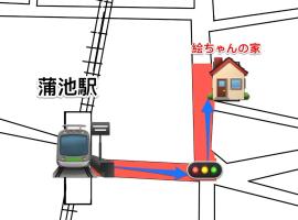 絵ちゃんの家，位于Taya的海滩酒店